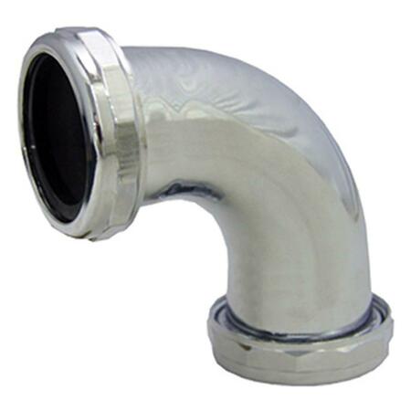 LARSEN SUPPLY CO 03-3853 90 Degree Elbow- Chrome - 1.5 in. 662005